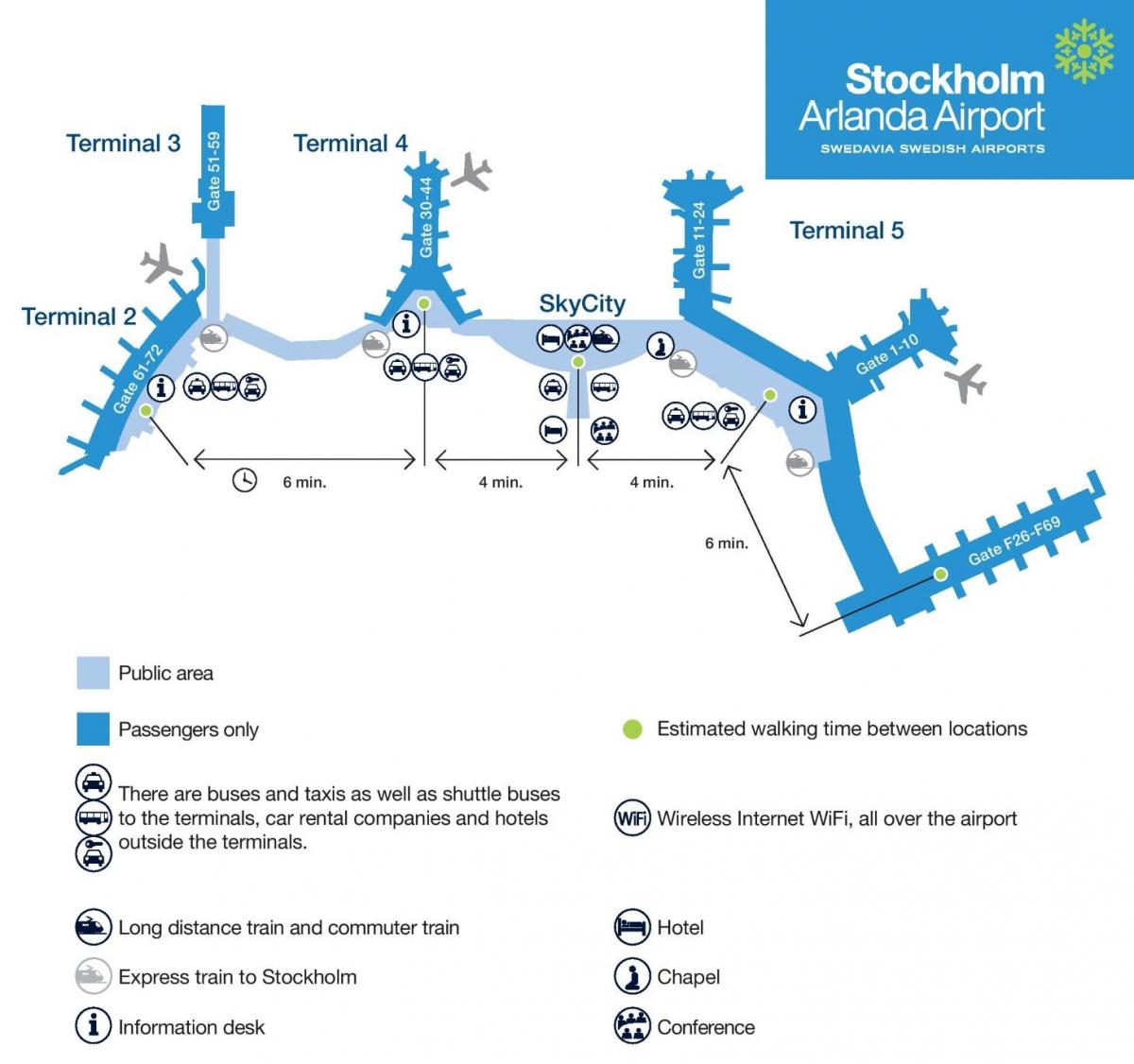 Stockholm arlanda نقشه