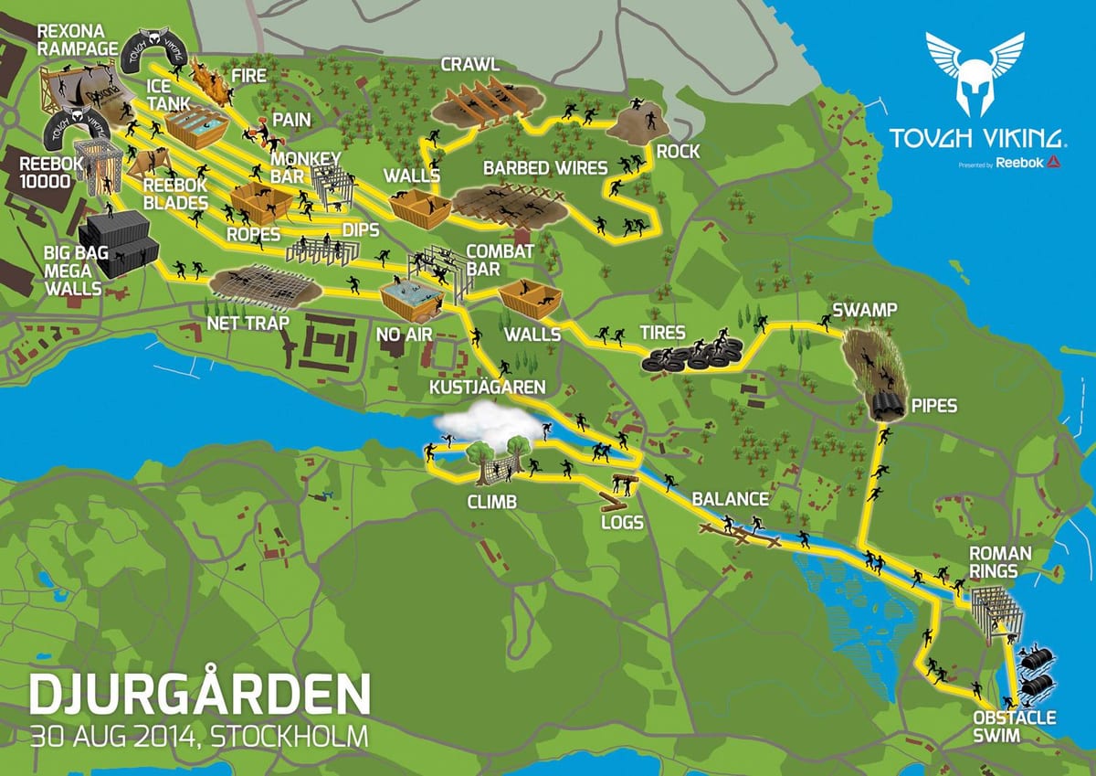 نقشه djurgården