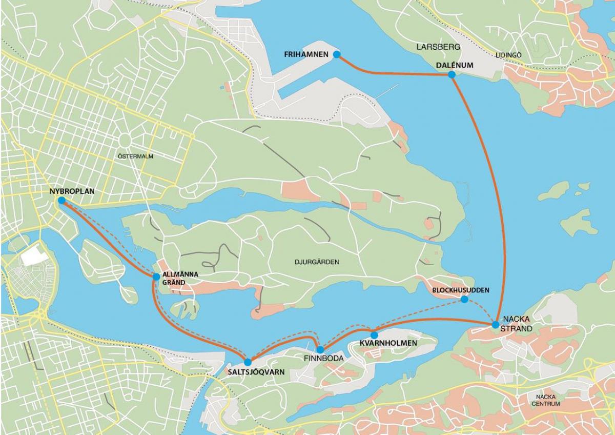 نقشه frihamnen استکهلم