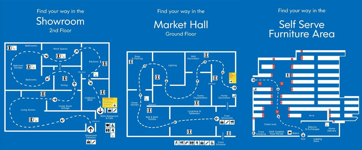 نقشه ikea Stockholm