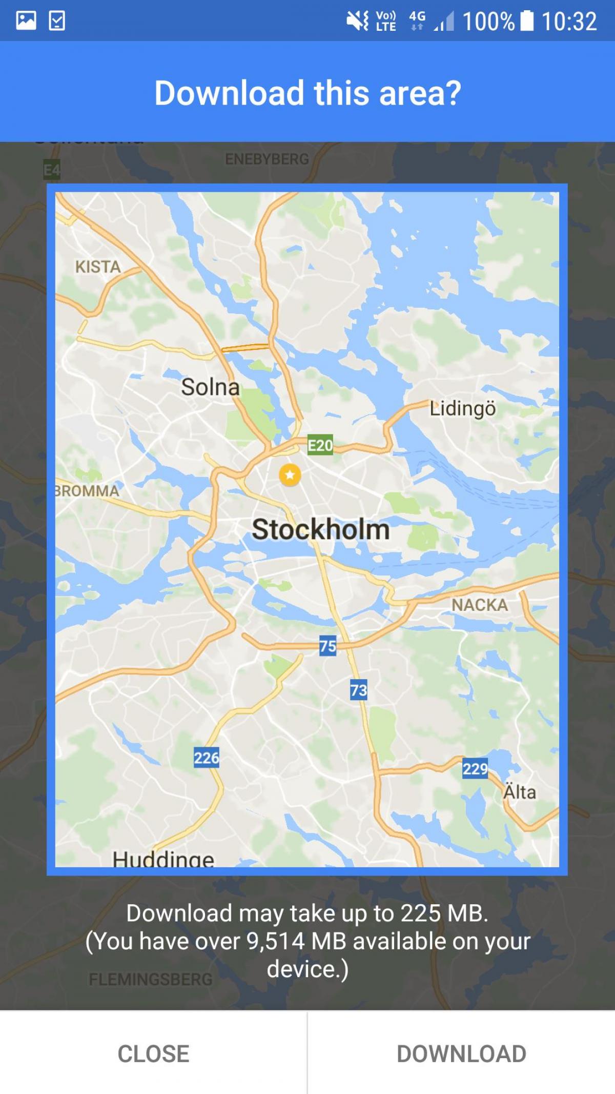 offline map استکهلم