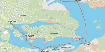 نقشه frihamnen استکهلم