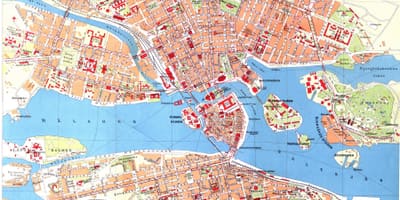 نقشه kungsholmen استکهلم