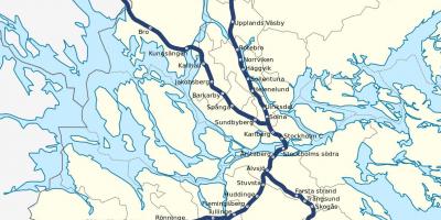 استکهلم pendeltag نقشه