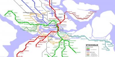 Tube map استکهلم