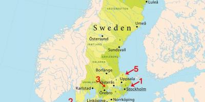 نقشه سواحل استکهلم