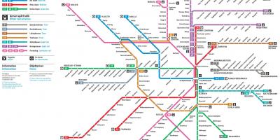 نقشه مترو استکهلم